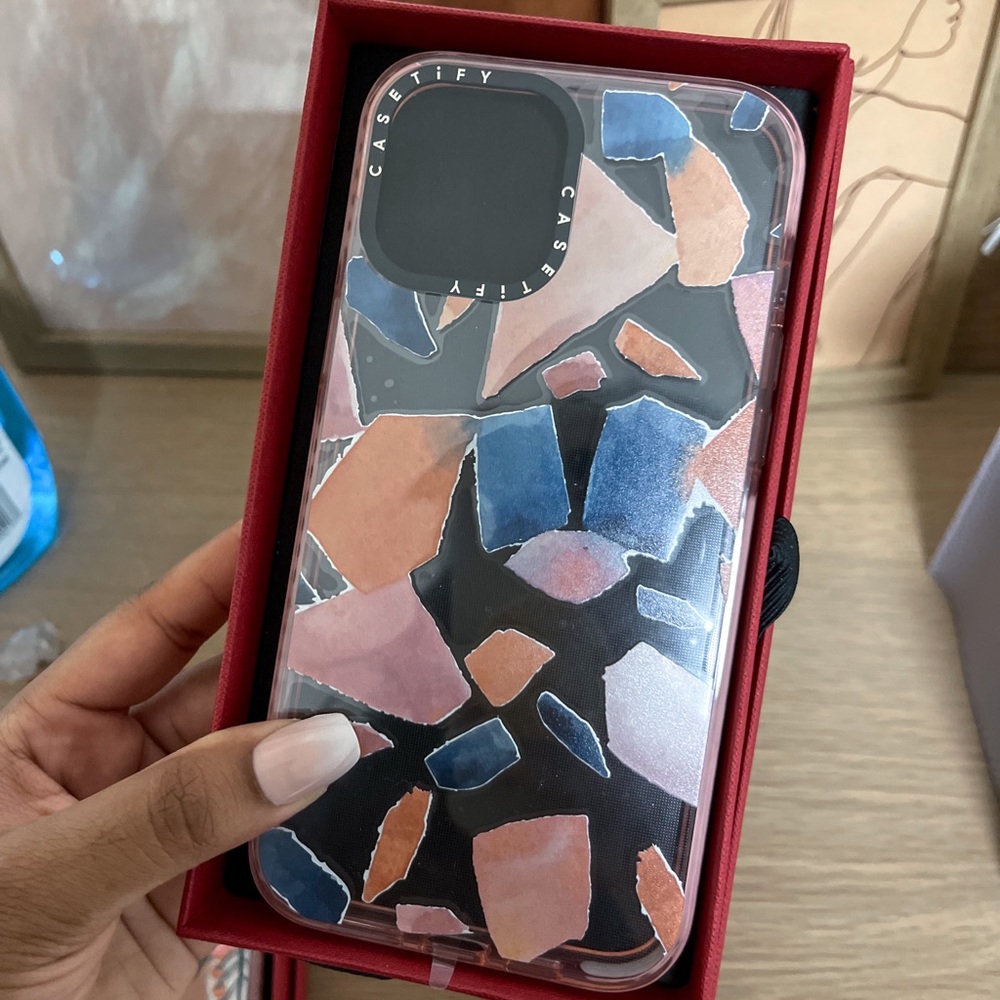 CASETiFY Pink Terrazo iPhone 12 Pro Max Case